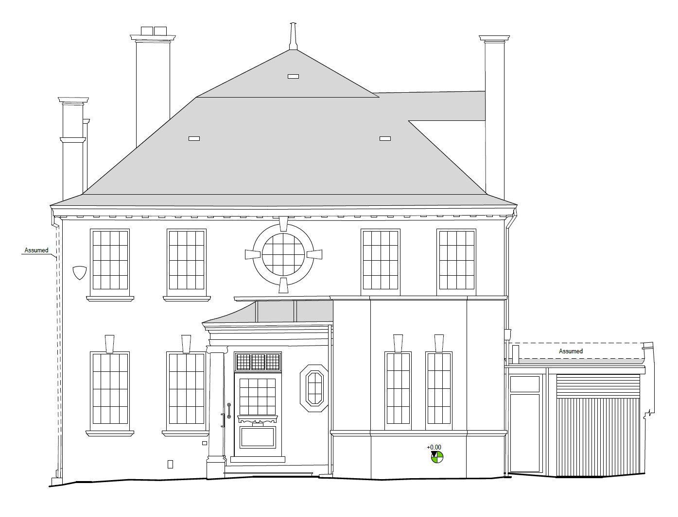 07_Existing front elevation